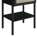 Ver mais imagens de Cabeceira Casal e Queen com 2 Mesas Laterais Arlo A10 Nero/preto - Mpozenato