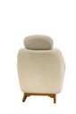 Ver imagem 4 de Poltrona Decorativa Amamentação Aurora Balanço Boucle + Puff: Off