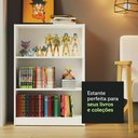 Ver imagem 6 de Kit Madesa Estante Livreiro 6908 + Estante Livreiro 6907 Branco Cor:Branco