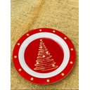 Ver imagem 6 de Jogo de 2 Pratos de Sobremesa Natalino Árvore e Presente