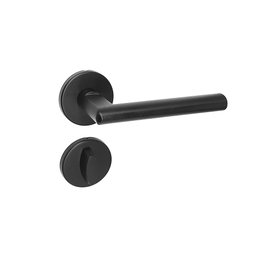 Fechadura HAGA - Squadro - Roseta 527 - Banheiro - 23618B - 1