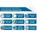 Ver imagem 2 de Cama Box Casal: Colchão Molas Anjos Superlastic Classic + Base Crc Courano White(138x188)