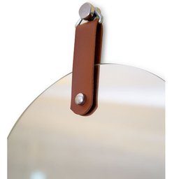 Espelho de Vidro Slim com Alça e Suporte 55cm - 4