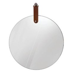 Espelho de Vidro Slim com Alça e Suporte 55cm - 2