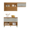 Ver imagem 1 de Cozinha 2 Peças 100% Mdf Princesa Nesher Freijó-off White