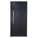 Ver imagem 1 de Porta Pivotante com Puxador Alumínio Preto Linha Roma:Direita/ 210 x 100