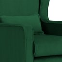 Ver imagem 2 de Poltrona Balanço Aurora Veludo Cores - DS Estofados Poltrona Aurora Verde