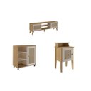 Ver imagem 2 de Conjunto Sala Charlotte: Rack 4525+ Mesa 4519+ Buffet 4521