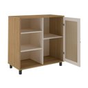 Ver imagem 6 de Conjunto Sala Charlotte: Rack 4525+ Mesa 4519+ Buffet 4521