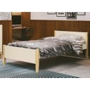 Ver imagem 2 de Cama Babá Solteiro Simba Areia Fosco com Natural - Reller