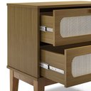 Ver imagem 5 de mesa de cabeceira retro 2 gavetas - santorini 45