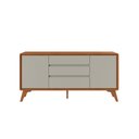 Ver imagem 1 de Buffet Sinus 2 Porta 3 Gavetas - Mv - Rei de Casa Naturalle/off White