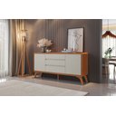Ver imagem 4 de Buffet Sinus 2 Porta 3 Gavetas - Mv - Rei de Casa Naturalle/off White