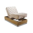 Ver imagem 2 de Cama Box Reclinável Solteirão: Colchão c/Massagem Herval MH 1430 + Box Regulável(101x203x52)