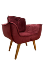 Ver imagem 1 de Poltrona Decorativa 1 Lugar Vinho 507 Rebeca
