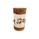 Ver imagem 3 de Arandela Artesanal 25x15x12cm Veg-01