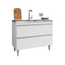 Ver imagem 2 de Balcão de Cozinha Wollo Mdp/bp Branco G96 - Gran Belo