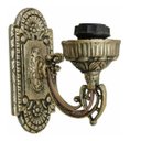 Ver imagem 1 de Arandela Castiçal de Parede em Bronze Luminária Elétrica Maravilhosa Retrô