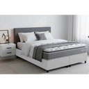 Ver imagem 2 de Cama Box King + Colchão Molas Kappesberg Ensacadas Serene + Base Crc Courano White