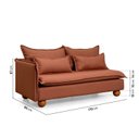 Ver imagem 6 de Sofá Modular 3 Lugares com Chaise e Pé Madeira Sôma CabeCasa MadeiraOriginals