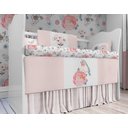 Ver imagem 5 de Kit Berço Enxoval de Bebê Floral Jardim Pássaros