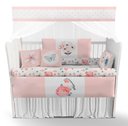 Ver imagem 2 de Kit Berço Enxoval de Bebê Floral Jardim Pássaros