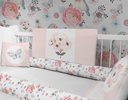Ver imagem 4 de Kit Berço Enxoval de Bebê Floral Jardim Pássaros