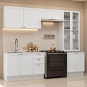 Ver imagem 1 de Armário de Cozinha Completa 270 cm Branco Vik Madesa 06