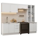 Ver imagem 2 de Armário de Cozinha Completa 270 cm Branco Vik Madesa 06