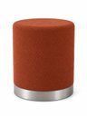 Ver imagem 3 de Puff Rodapé Prata, Cor Terracota Boucle - Let Móveis