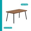 Ver imagem 3 de Conjunto Sala de Jantar 6 Cadeiras Catânia Carraro