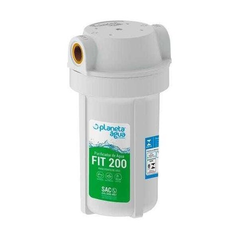 Purificador de Água Planeta Água Fit 200 7" Pou Certificado Inmetro e Fácil Instalação