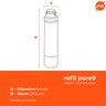 Refil Filtro Pure9 Jardim Carvão Ativado Planeta Água - 3