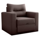 Ver imagem 4 de Sofá Cama para Sala de Estar Dublin Suede Marrom