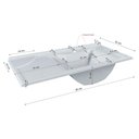 Ver imagem 6 de Cuba Pia Lavatório Copacabana 60 Cm para Banheiro Branco