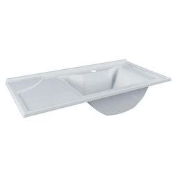 Cuba Pia Lavatório Copacabana 60 Cm para Banheiro Branco - 1