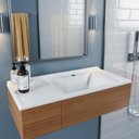 Ver imagem 5 de Cuba Pia Lavatório Copacabana 60 Cm para Banheiro Branco