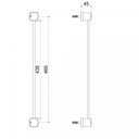 Ver imagem 3 de Toalheiro Linear 507 Block Meber Metais Cromado