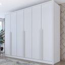 Ver imagem 2 de Guarda-Roupa Casal com 6 Portas e 6 Gavetas 274cm Multimóveis CR35499 Neve