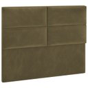 Ver imagem 1 de Cabeceira Casal 140 cm Barcel Veludo SL 945 Peer