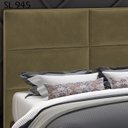 Ver imagem 5 de Cabeceira Casal 140 cm Barcel Veludo SL 945 Peer