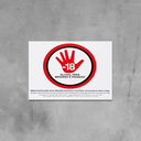 Ver imagem 3 de Combo 10 Placas de Sinalização Álcool para Menores É Proibido 25x20 Acesso - P-5/3 F9e