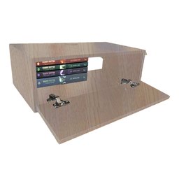 Nicho Retangular Com Porta Madeirado Em Mdf - 1