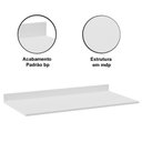 Ver imagem 2 de Tampo de Balcão para Cozinha Melissa sem Porta MDP 120cm Branco Melissa 120cm