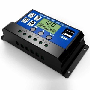 Controlador de Carga 30a 12v/24v Regulador Sistema Solar Lp