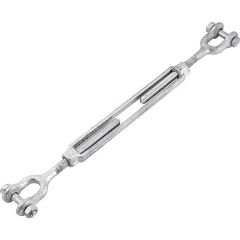 Esticador para Cabo de Aço 3/8 Manilha X Manilha Galvanizad