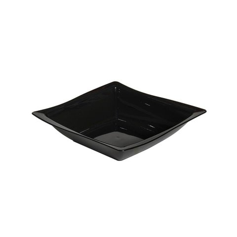 Saladeira Moove Quadrada 25x25 Preta em Policarbonato Linha Profissional Cook Vem