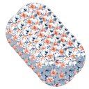 Ver imagem 1 de Kit Sousplat Floral Azul/branco - 12 Peças - sem Base