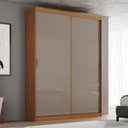 Ver imagem 1 de Guarda Roupa Solteiro 2 Portas Correr Flex 2 Gavetas Internas Lucca Henn