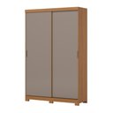 Ver imagem 2 de Guarda Roupa Solteiro 2 Portas Correr Flex 2 Gavetas Internas Lucca Henn